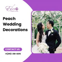 Peach Wedding Decorations
