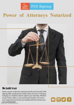 Power of Attorneys Notarized
