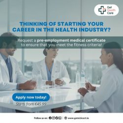 Pre-Employment Medical Certificate | Get Healthcare