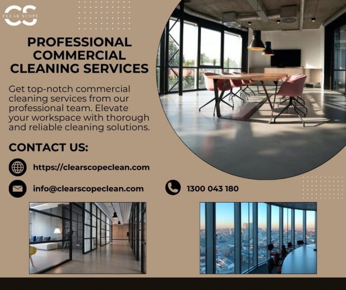 Professional Commercial cleaning services