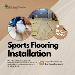 Professional Sports Flooring Installation in Boston