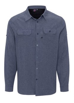 Short Sleeve Button Up Shirt with 4-Way Stretch Fabric