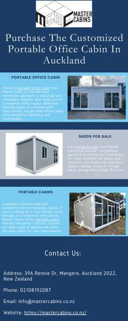 Purchase The Customized Portable Office Cabin In Auckland
