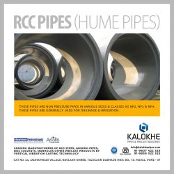 RCC Pipe Manufacturer in Pune – Kalokhe