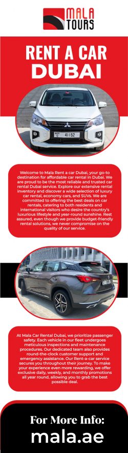 Discover Dubai with Mala – Your Trusted Car Rental Partner