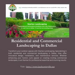 Residential and Commercial Landscaping in Dallas