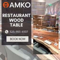 Restaurant Wood Table | AMKO Group