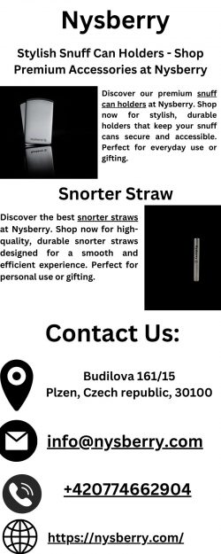 High-Quality Snorter Straws – Shop Premium Accessories at Nysberry