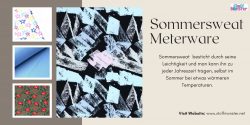 Sommersweat Meterware