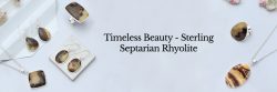 Timeless Beauty: Enduring Elegance in Sterling Septarian Rhyolite