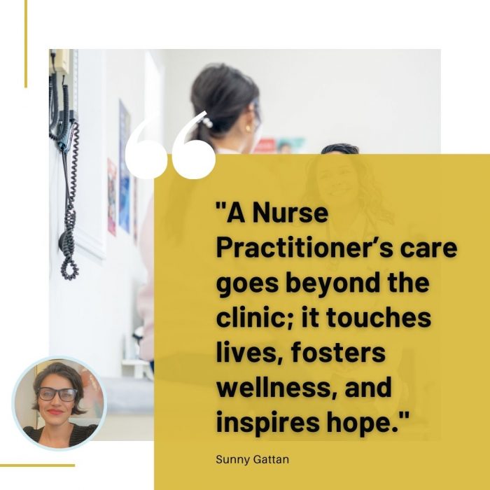 Sunny Gattan: A Nurse Practitioner’s Care Beyond the Clinic