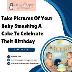 Take Pictures Of Your Baby Smashing A Cake To Celebrate Their Birthday