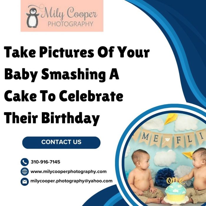 Take Pictures Of Your Baby Smashing A Cake To Celebrate Their Birthday