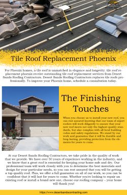 Phoenix Tile Roof Replacement Revamps Your Home