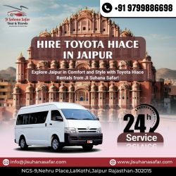 Toyota Hiace rental Jaipur