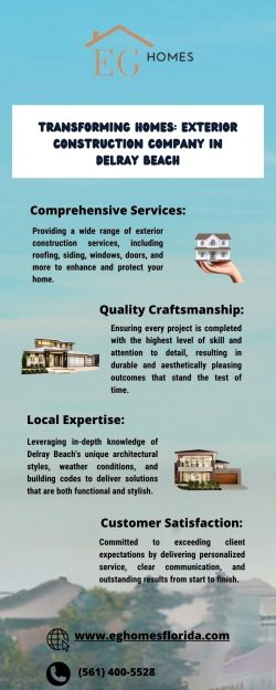 Transforming Homes: Exterior Construction Company in Delray Beach