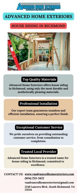 Trusted House Siding Solutions in Richmond by Advanced Home Exteriors