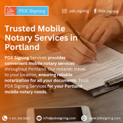 Trusted mobile notary services in portland