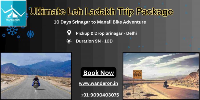 Ultimate Leh Ladakh Trip Package : 10 Days Srinagar to Manali Bike Adventure
