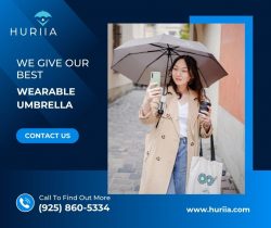 Stay Dry with Huriia’s Hands-Free with the Wearable Umbrella