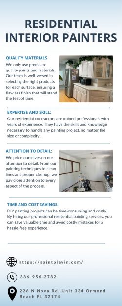 Why Invest in Residential Interior Painting Services?