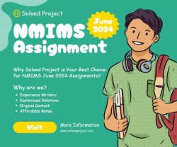 Why Solved Project is Your Best Choice for NMIMS June 2024 Assignments!
