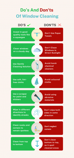 Window Cleaning Do’s And Don’ts