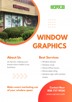Get Attractive Window Graphics in San Diego – Zarvox