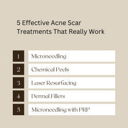 5 Effective Acne Scar Treatments That Really Work