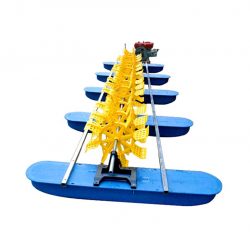 2 HP 12 Impeller Diesel Engine Paddle Wheel Aerator