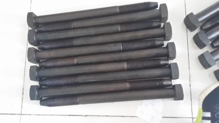 Tapered square head track bolt