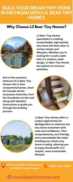 Affordable and Customizable Tiny Home Kits in Michigan by Lil Bear Tiny Homes