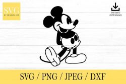 Mickey Mouse Head Svg
