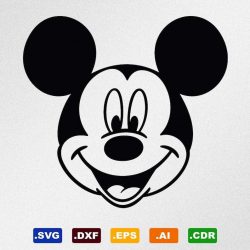 Mickey Mouse Svg