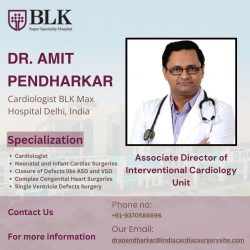 Dr. Amit Pendharkar Best Cardiologist BLK Max Hospital Delhi, India