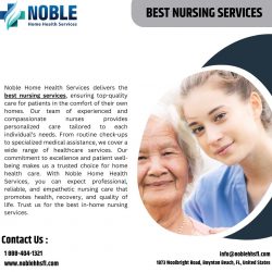 Experience Top-Notch Care with the Best Nursing Services