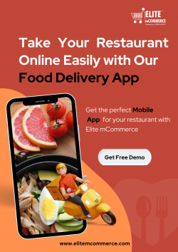 Elite mCommerce | Food Delivery Mobile Apps