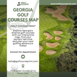 Georgia Golf Courses Map