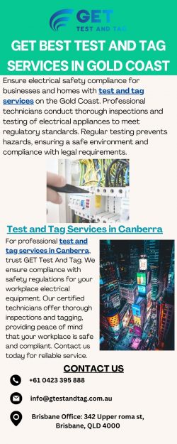 Get Best Test and Tag Services in Gold Coast