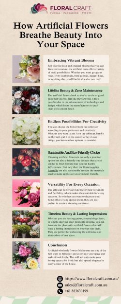 How Artificial Flowers Breathe Beauty Into Your Space