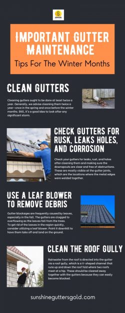 Important Gutter Maintenance Tips For The Winter Months