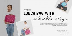Convenient and Stylish Lunch Bag with Shoulder Strap