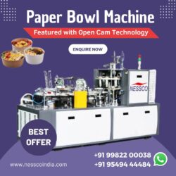 Paper Bowl Machine with Open Cam Technology