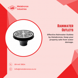Metabronze’s Rainwater Outlets are an ideal solution for roof drainage