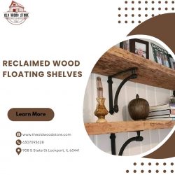 Reclaimed Wood Floating Shelves: Rustic Charm for Your Space