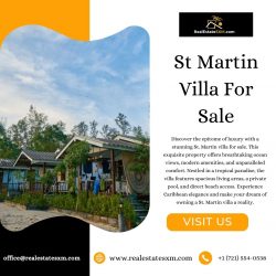 Exquisite St. Martin Villa for Sale – Your Luxury Retreat Awaits!