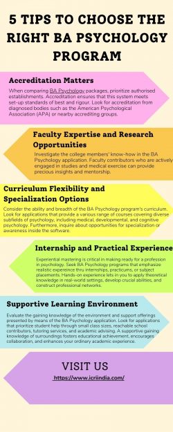 5 Tips to Choose the Right BA Psychology Program