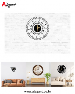 Shop Top Stylish Wall Clocks Online – Alegant Store