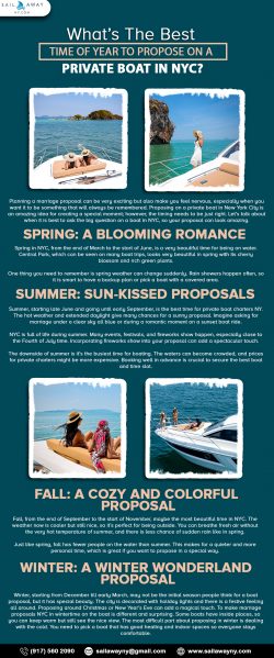 What’s The Best Time Of Year To Propose On A Private Boat In NYC