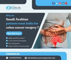 Why do Saudi Arabia patients trust India for colon cancer surgery?